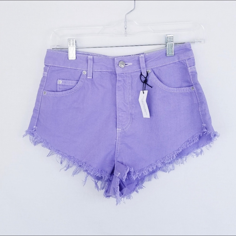 Topshop Purple Shorts, New